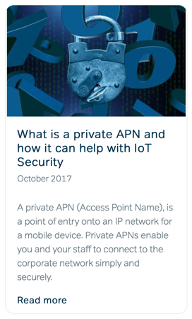 What is a private APN?